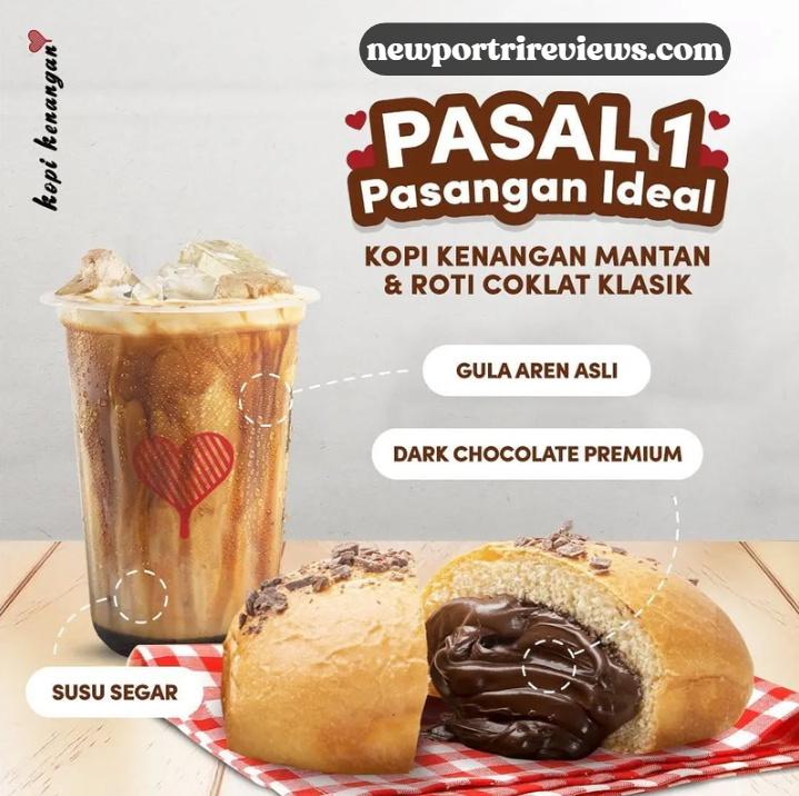 Roti Coklat Klasik Kopi Kenangan: Sajian Nostalgia yang Manis dan Lembut di Setiap Gigitan
